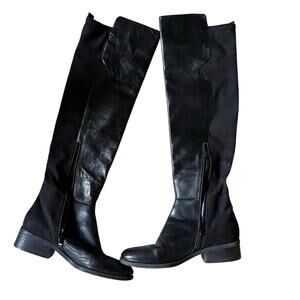 Nine West black knee high boots size 7